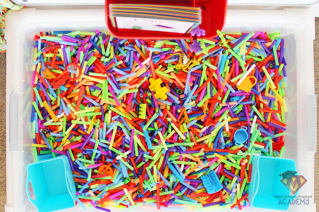 Play to Learn Preschool - Our sensory table! Fall shredded paper, fire  engines, buildings, and more for some “small world play”. Find more sensory  table ideas here